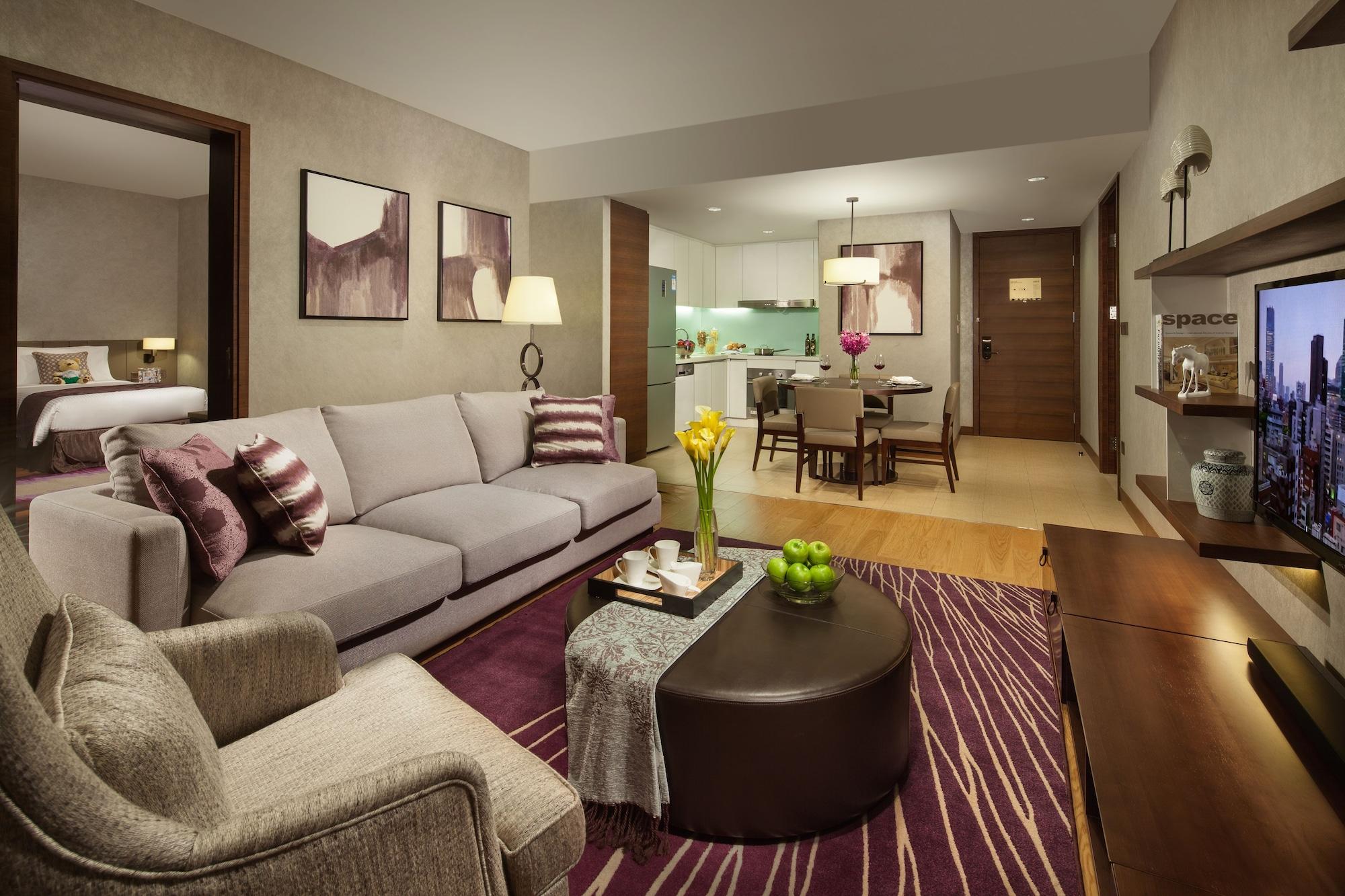 แอสคอต แรฟเฟิ่ล ซิตี้ เฉิงตู เซอร์วิส อพาร์ตเมนท์ Apartment ภายนอก รูปภาพ